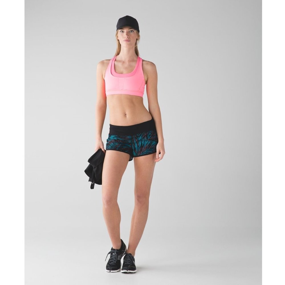 Lululemon‎ Palm Lace Tofino Speed Low Rise Short